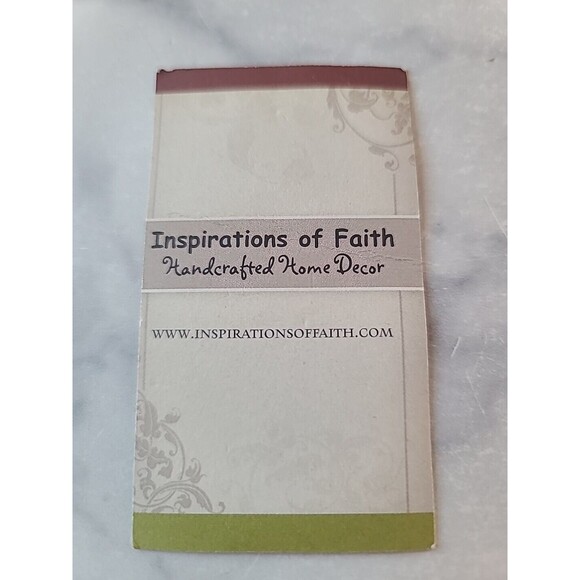 Inspirations Of Faith Handcrafted Home Decor Ornament 2010 - Picture 9 of 10
